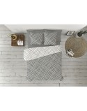 Juego de funda nórdica Pierre Cardin CRUCE Gris Cama de 90 3 Piezas
