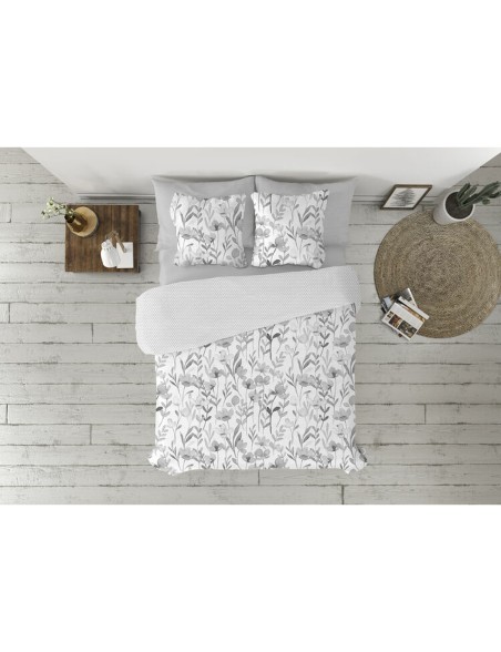 Conjunto de capa de edredom Pierre Cardin FANY Cinzento Solteiro 3 Peças