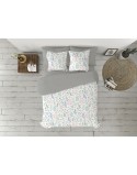 Conjunto de capa de edredom Pierre Cardin AURIN Cinzento Queen 3 Peças