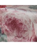 Tischläufer Alexandra House Living Rosa Textil 180 x 30 cm Samt blumig