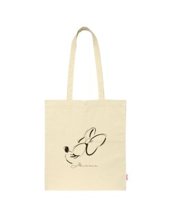 Bolsa de tela Minnie Mouse Natural Beige