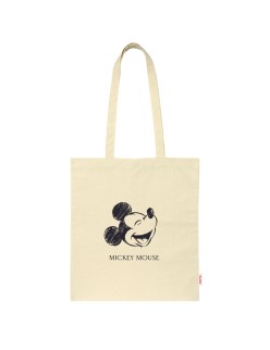Sac en toile Mickey Mouse Clubhouse Natural Beige