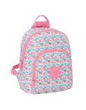 Mochila Moos Flores Multicolor 25 x 30 x 13 cm