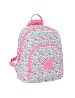 Mochila Moos Flores Multicolor 25 x 30 x 13 cm
