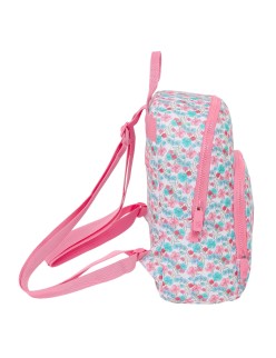 Mochila Moos Flores Multicolor 25 x 30 x 13 cm