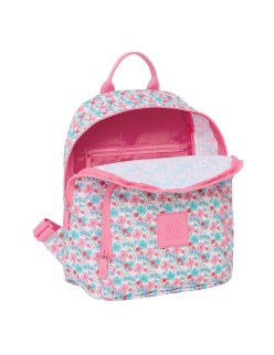 Mochila Moos Flores Multicolor 25 x 30 x 13 cm