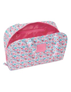 Nécessaire de Viagem Moos Flores Multicolor 31 x 14 x 19 cm