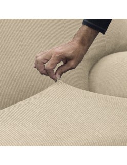 Funda para Sofá Sofakover Pocket Duo Romeo Beige 2 Unidades (Reacondicionado B)