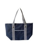 Beach Bag Dark blue Oxford 48 x 18 x 34 cm