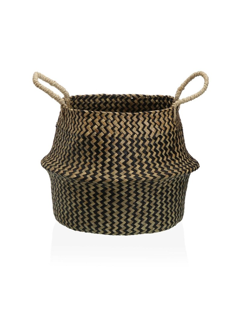 Decorative basket Versa Black Circular