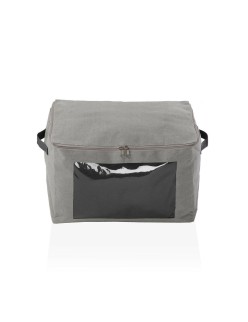 Scatole Portaoggetti Versa Grigio Poliestere