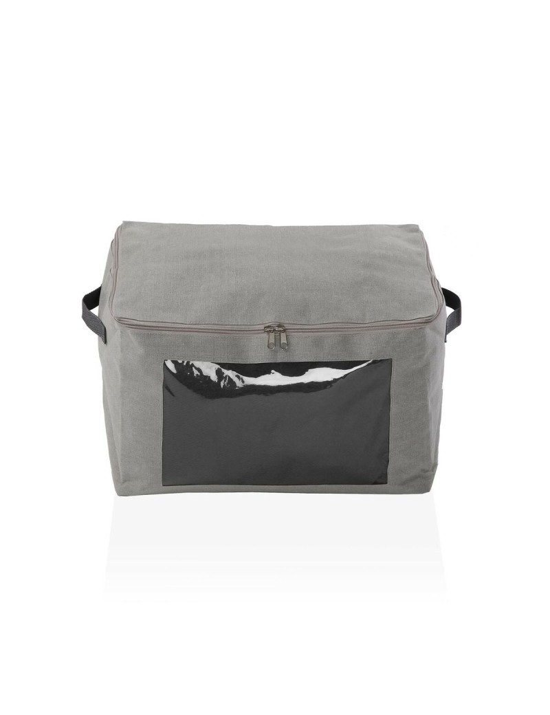 Scatole Portaoggetti Versa Grigio Poliestere