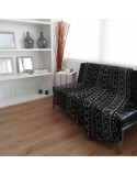 Cubrecamas Hosteline SAFARI Negro 130 x 170 cm