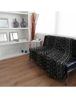 Copriletti Hosteline SAFARI Nero 130 x 170 cm