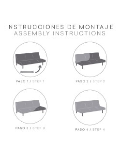 Funda para Sofá Eysa ULISES Morado 140 x 100 x 200 cm
