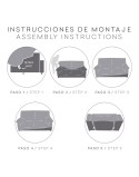 Funda para sillón Eysa THOR Beige 70 x 110 x 110 cm