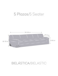 Copridivano Eysa ROC Marrone Chiaro 70 x 120 x 330 cm
