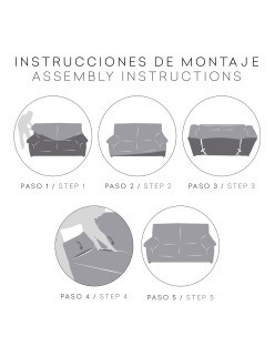 Funda para Sofá Eysa ROC Marrón claro 70 x 120 x 330 cm