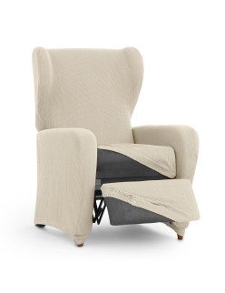 Copridivano poltrona con gambe separate Eysa ULISES Bianco 90 x 100 x 75 cm