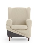 Funda para sillón orejero Eysa ULISES Blanco 80 x 100 x 90 cm