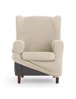 Housse de fauteuil à oreilles Eysa ULISES Blanc 80 x 100 x 90 cm