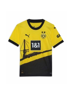 Camiseta de Fútbol de Manga Corta para Niños Puma BVB Home Jersey Replica Jr (116 cm)