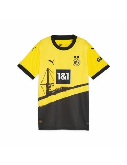 Maillot de Football à Manches Courtes pour Enfants Puma BVB Home Jersey Replica Jr (116 cm)