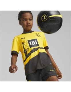 Maillot de Football à Manches Courtes pour Enfants Puma BVB Home Jersey Replica Jr (116 cm)