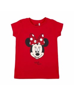 Camiseta de Manga Corta Infantil Minnie Mouse