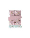 Bettbezug-Set Pierre Cardin Morgana Rosa Einzelmatratze 3 Stücke