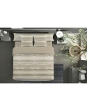 Conjunto de capa de edredom Pierre Cardin NINA Castanho Casal 3 Peças
