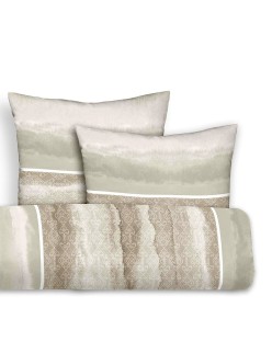 Conjunto de capa de edredom Pierre Cardin NINA Castanho Casal 3 Peças