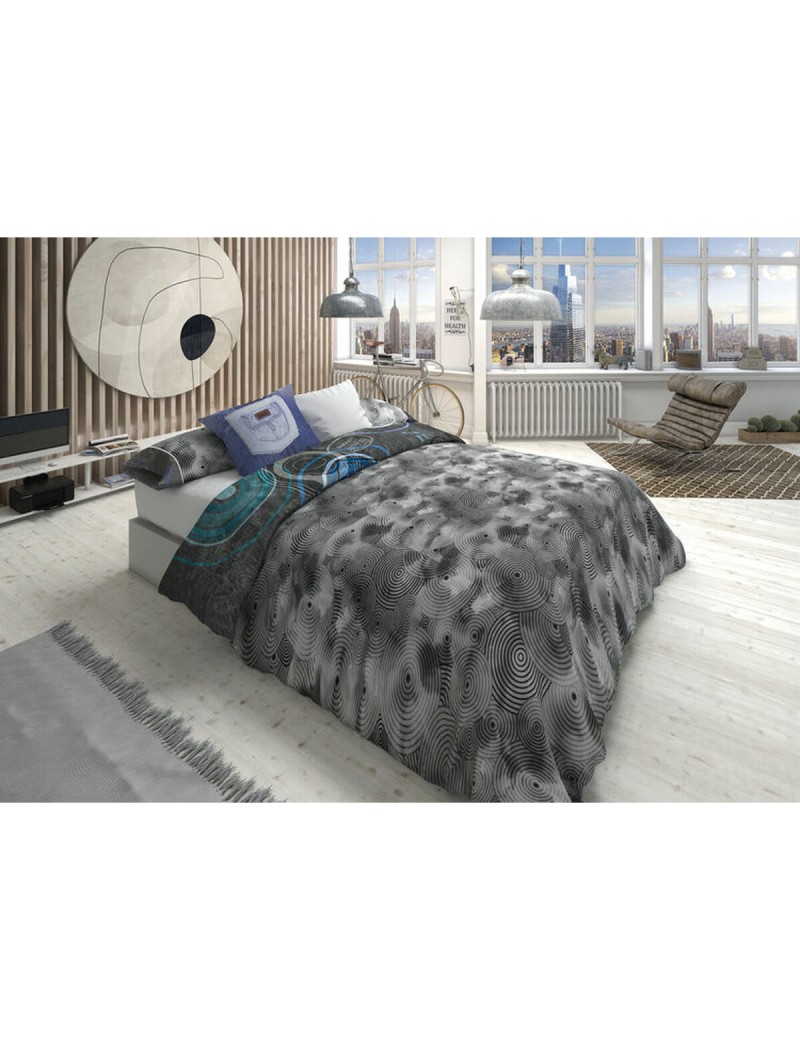 Parure de couette Lois ORLANDO P. Gris Lit 1 persone 2 Pièces