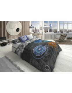 Juego de funda nórdica Lois ORLANDO P. Gris Cama de 135 2 Piezas