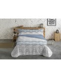 Juego de funda nórdica Hosteline Mojacar Azul Cama de 90 3 Piezas
