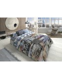 Parure de couette Lois MEGANO P. Bleu Lit 1 persone 2 Pièces