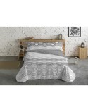Juego de funda nórdica Hosteline Mojacar Gris Cama de 135 3 Piezas