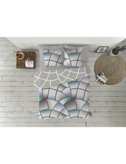 Copripiumino Pierre Cardin Lucas Grigio 144 Fili 180 x 230 cm