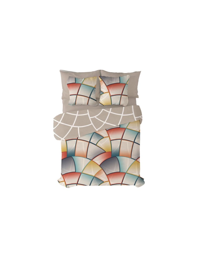 Copripiumino Pierre Cardin Lucas Marrone 144 Fili 150 x 230 cm