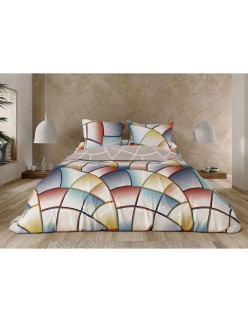 Capa nórdica Pierre Cardin Lucas Castanho 144 Fios 150 x 230 cm
