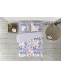 Juego de funda nórdica Pierre Cardin SARA Malva Cama de 90 3 Piezas