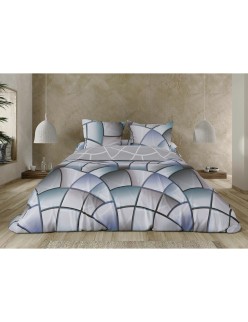 Capa nórdica Pierre Cardin Lucas Cinzento 144 Fios 220 x 230 cm