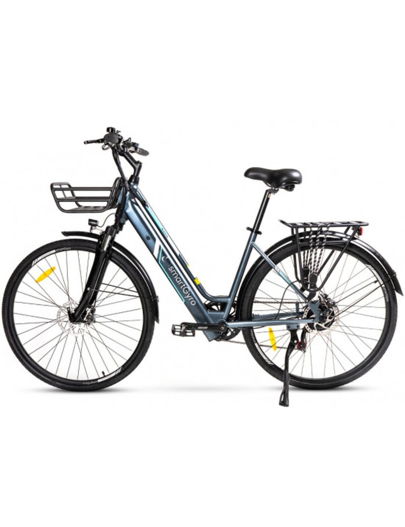Elektrisches Fahrrad Smartgyro SUNSET 250 W 10000 mAh 27,5" Grau Titan