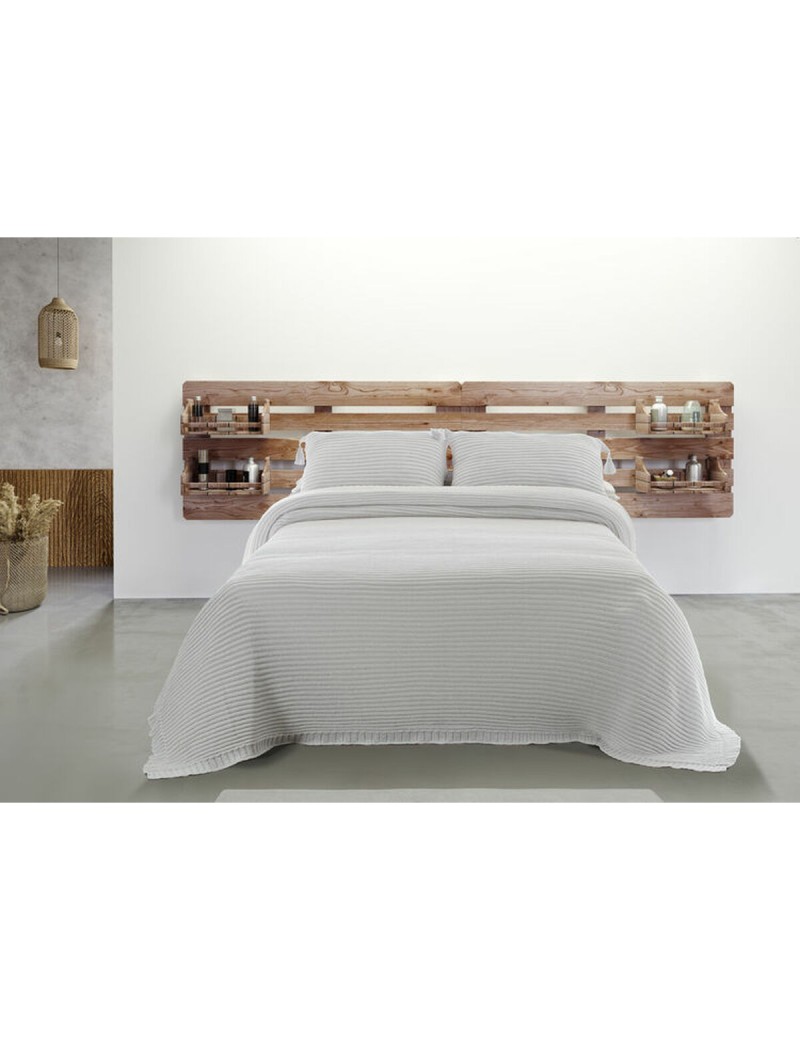 Bedspread (quilt) Hosteline MARBELLA White Single (1 Piece)