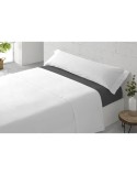 Fitted bottom sheet Paduana Dark grey 180 x 30 x 200 cm