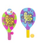 Raquettes de Plage avec Balle Colorbaby 40 x 0,8 x 21 cm