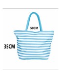Strandtasche Bismark Blau Rosa Oxford 50 x 16 x 35 cm