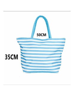 Strandtasche Bismark Blau Rosa Oxford 50 x 16 x 35 cm