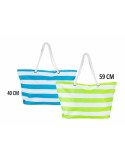 Strandtasche Bismark Blau Weiß Oxford 59 x 19 x 40 cm