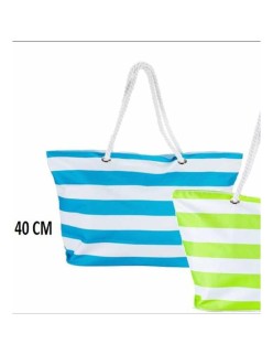 Strandtasche Bismark Blau Weiß Oxford 59 x 19 x 40 cm